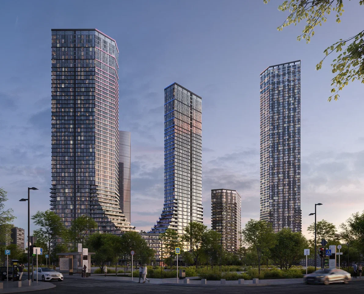 Москвич MAG. На Звенигородском шоссе построят комплекс небоскребов в сингапурском стиле